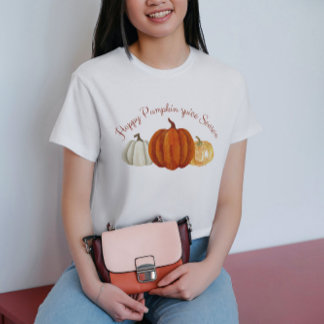 Pompoen Spice Seizoen schattige pompoen voor herfs T-shirt
