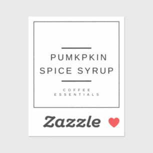 Pompoen Spice Sticker