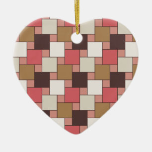 Pompoen Spice Weave Pattern Keramisch Ornament