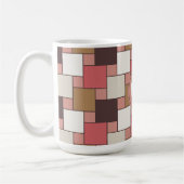 Pompoen Spice Weave Pattern Koffiemok (Links)