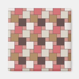 Pompoen Spice Weave Pattern Magneet