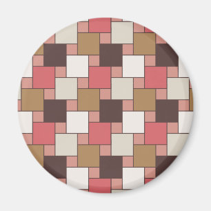 Pompoen Spice Weave Pattern Magneet
