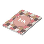 Pompoen Spice Weave Pattern Notitieblok (Gedraaid)