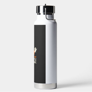 Pompoen Spook Halloween Citaat Ontwerp_1 Waterfles
