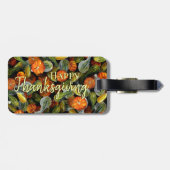 Pompoen, Squash Autumn Harvest Bagagelabel (Achterkant horizontaal)