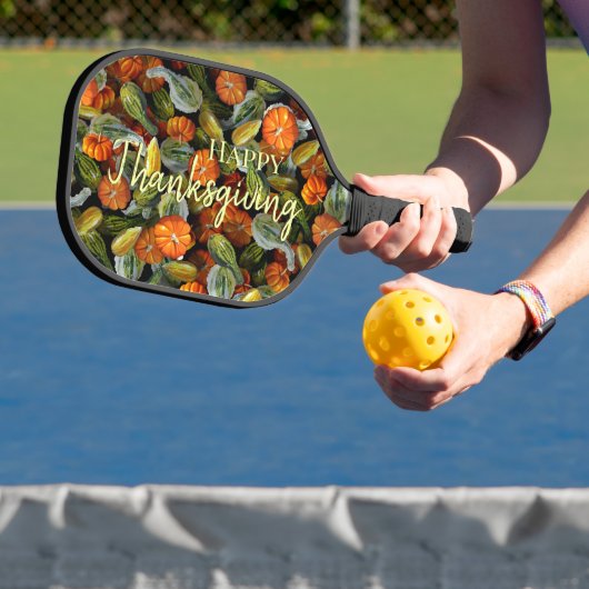 Pompoen, Squash Herfst Oogst Pickleball Paddles (Insitu)