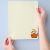 🍂 **Pompoen & Tarwe Mandje Flyer** Flyer (Hand)