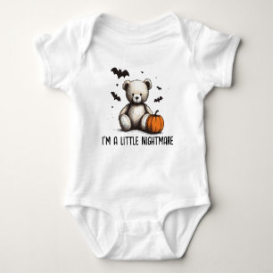 Pompoen Teddy Baby shower Romper