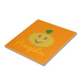 pompoen tegeltje (Zijkant)