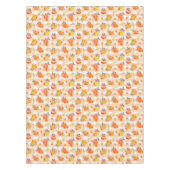 Pompoen Thanksgiving Gingham Peach Tafelkleed (Voorkant)