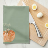 pompoen theedoek (Quarter Fold)