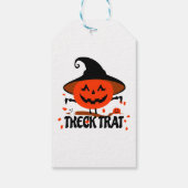 Pompoen Treck Trat Cadeaulabel (Achterkant)