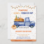 Pompoen Uitnodiging (Voorkant)