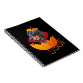 Pompoen van hondshond notitieboek (Rechterzijde)