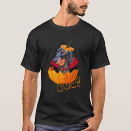 Pompoen van hondshond t-shirt