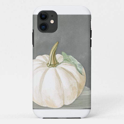 Pompoen van witte herfst Case-Mate iPhone case (Achterkant)