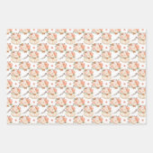 Pompoen Verjaardag Baby shower Meisje Bridal Inpakpapier Vel (Voorkant 2)