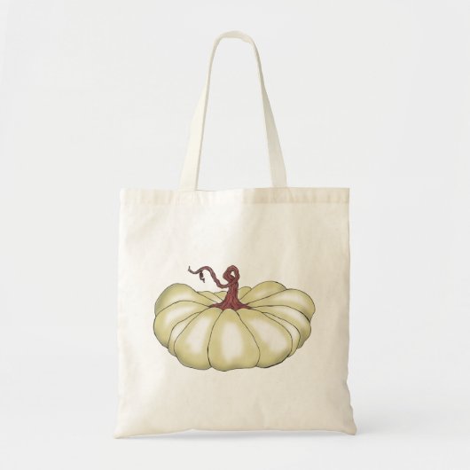 pompoen, vlak tote bag (Voorkant)