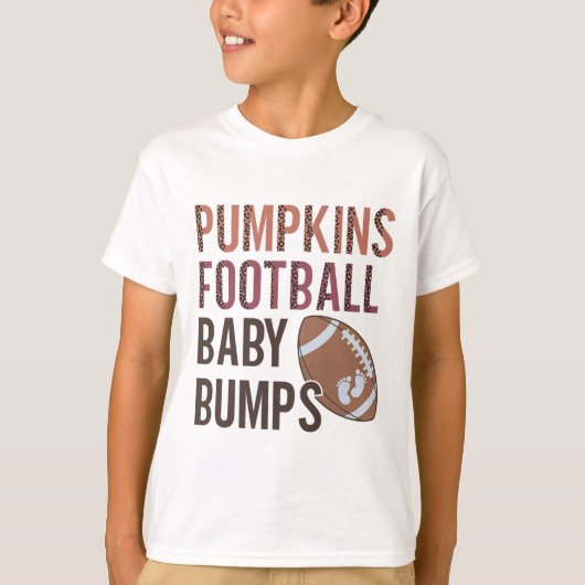 Pompoen Voetbal T-shirt (Voorkant)