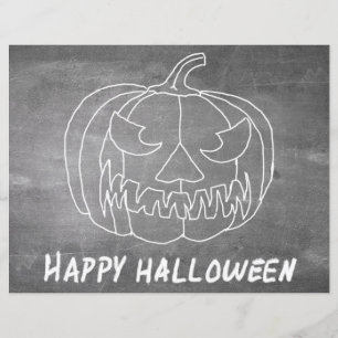 Pompoen voor Halloween 2-alkboard