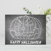 Pompoen voor Halloween 5-alkboard (Staand voorkant)