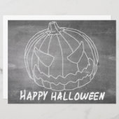 Pompoen voor Halloween 6-alkboard (Voorkant / Achterkant)