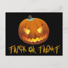 Pompoen voor Halloween 6 Feestdagenkaart