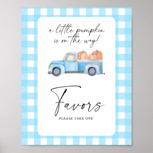 Pompoen vrachtwagen - Favorieten Poster