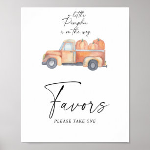 Pompoen vrachtwagen - Favorieten Poster