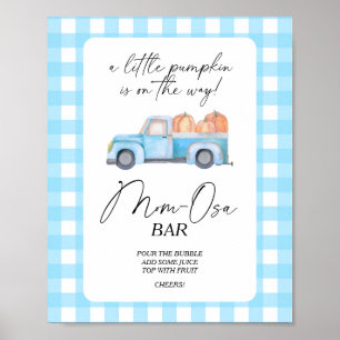 Pompoen vrachtwagen \ Momosa bar Poster