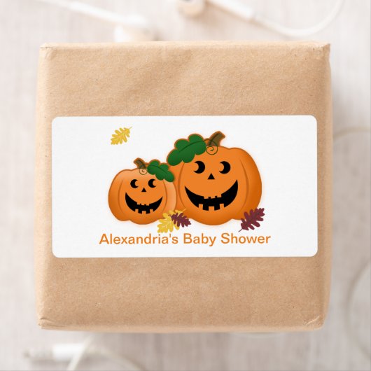 Pompoen Waterfles Sticker (Insitu)