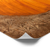  pompoen Waterverf kunst Poster (Hoek)