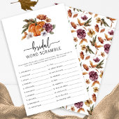 Pompoen Word Scramble spel