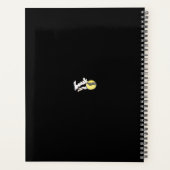 Pompoen, zadelijke vlammen planner (Achterkant)