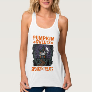 Pompoen Zoetigheden Shirt Griezelige Treats Hallow
