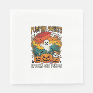 Pompoen Zoetjes Spoken Behandelingen Halloween Gee Servet