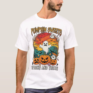 Pompoen Zoetjes Spoken Behandelingen Halloween Gee T-shirt