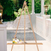 Pompoen Zonnebloem Fall Wedding Program Sign Acryl Bord