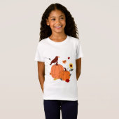 Pompoen, Zonnebloem, Krauw T-shirt (Voorkant volledig)