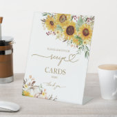 Pompoen Zonnebloem Vrijgezellenfeest Recept Kaart  Reclamebord Met Voetstuk (Insitu)
