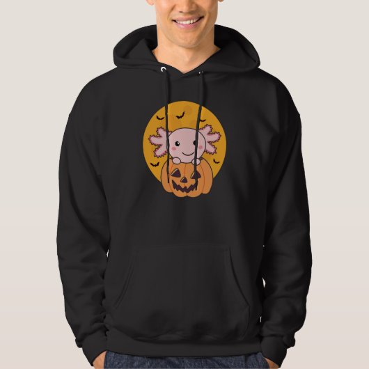 Pompoenas-lotl overvalt zoete dieren voor Hallowee Hoodie (Voorkant)