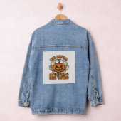 Pompoenbierproeverij Vintage Halloween T-shirt ont Denim Jacket (Hangar)