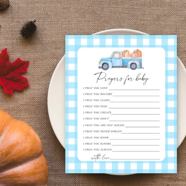 Pompoenblauwe auto - gebeden voor baby spel (Creator heeft geüpload)