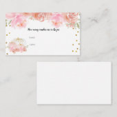 Pompoenbloem Hoeveel Snoepjes in de pot Kaart (Voorkant / Achterkant)