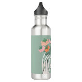 Pompoenboeket met skelet Halloween Waterfles (Links)