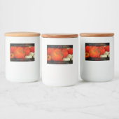 Pompoenboter / Preserve / Puree Food Jar Voedselcontainer Etiket (Flessen)