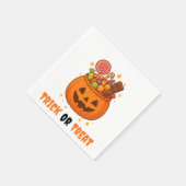 Pompoenemmer Vol Zoet - Halloween Servet (Hoek)