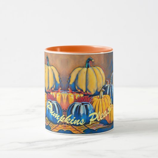 Pompoenen alsjeblieft Herfst Kleuren Thuis Accent  Mok (Midden)