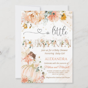 Pompoenen baby shower een beetje pompoen is onderw kaart