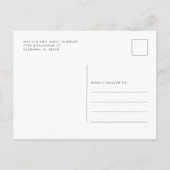 Pompoenen Baby shower Roze Floral Briefkaart (Achterkant)